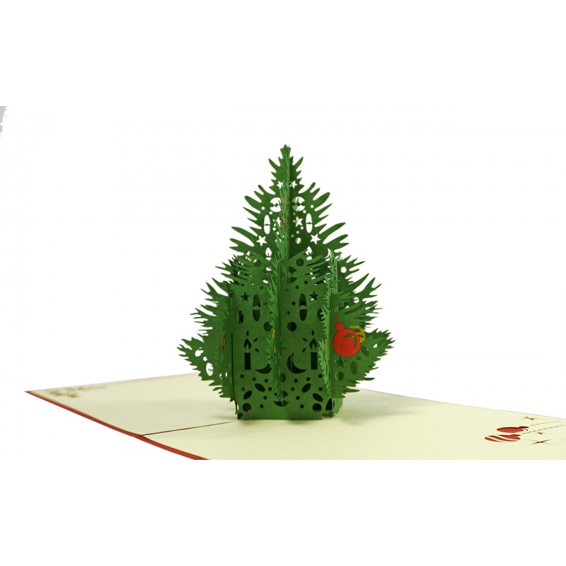 Signaal rechtdoor Gooey 3D POP-UP KAART KERSTBOOM