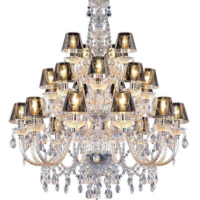Back in stock! Our Romeo #chandelier #acrylic #looksliketherealstuff #romantic #blingbling